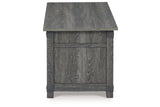Freedan Grayish Brown Lift-top Coffee Table, 2 End Tables and Console from Ashley - Luna Furniture