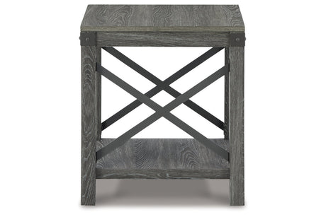 Freedan Grayish Brown Lift-top Coffee Table, 2 End Tables and Console from Ashley - Luna Furniture