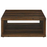 Frisco Dark Pine 2-Piece Coffee and End Table Set from Coaster - Luna Furniture