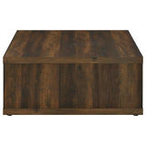 Frisco Dark Pine Square Engineered Wood Coffee Table from Coaster - Luna Furniture