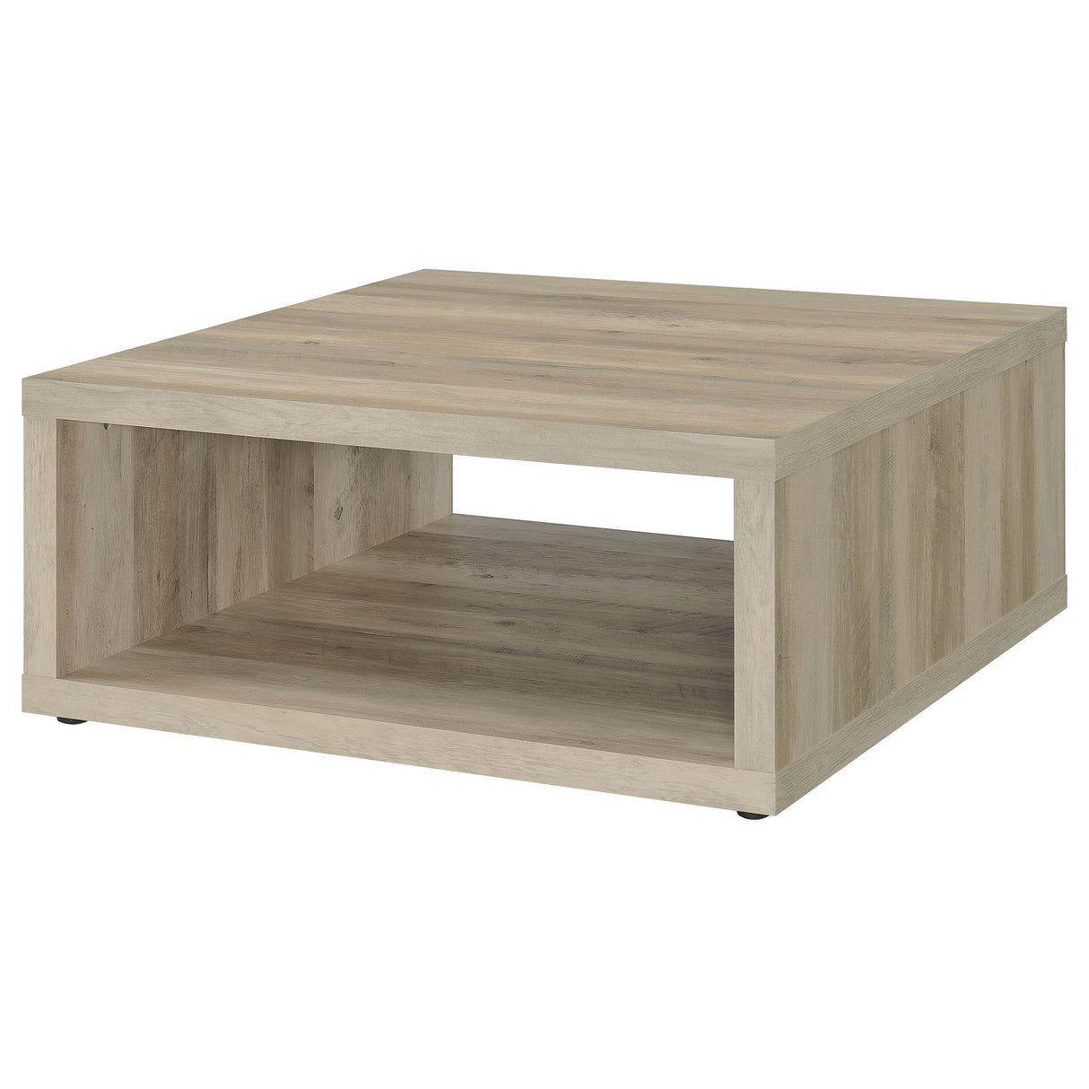 Frisco Distressed Pine Square Engineered Wood Coffee Table from Coaster - Luna Furniture