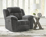 Frohn Graphite Recliner from Ashley - Luna Furniture