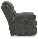 Frohn Graphite Reclining Loveseat and Recliner from Ashley - Luna Furniture