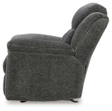 Frohn Graphite Reclining Loveseat and Recliner from Ashley - Luna Furniture