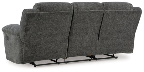 Frohn Graphite Reclining Sofa from Ashley - Luna Furniture