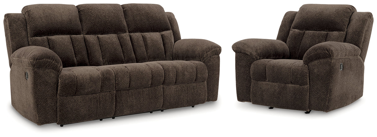 Frohn Reclining Sofa and Recliner from Ashley Furniture - Luna Furniture