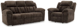 Frohn Reclining Sofa and Recliner from Ashley Furniture - Luna Furniture