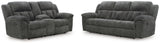 Frohn Sofa and Loveseat in Graphite from Ashley - Luna Furniture