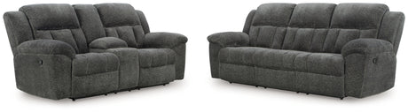 Frohn Sofa and Loveseat in Graphite from Ashley - Luna Furniture