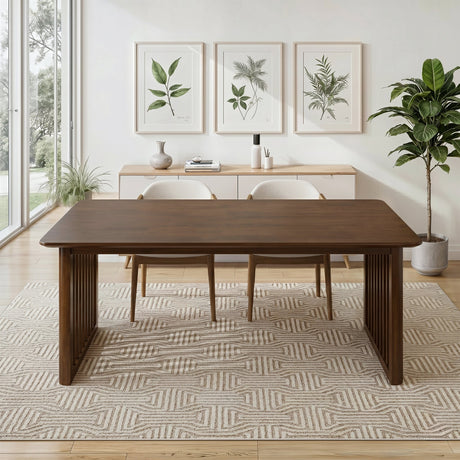 Frontignan Walnut Rectangular Dining Table from Ashcroft Furniture - Luna Furniture