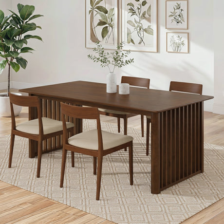 Frontignan Walnut Rectangular Dining Table from Ashcroft Furniture - Luna Furniture