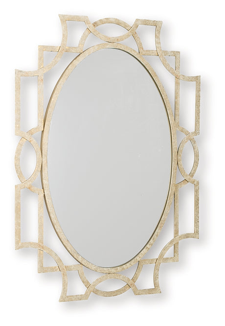 Fulkmore Antique Gold Finish Accent Mirror from Ashley - Luna Furniture