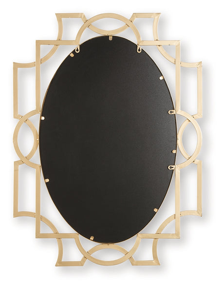 Fulkmore Antique Gold Finish Accent Mirror from Ashley - Luna Furniture