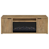 Fuller Mango 60-inch 2-Door TV Stand Fireplace Media Console from Coaster - Luna Furniture