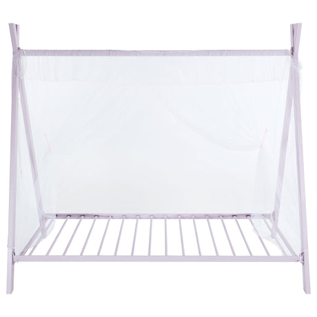 Fultonville Pink Metal Twin Tent Bed with 7-inch Mattress from Coaster - Luna Furniture