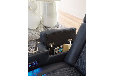 Fyne-Dyme Sapphire Power Reclining Living Room Set from Ashley - Luna Furniture