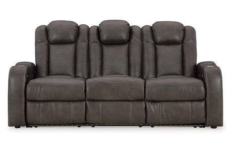 Fyne-Dyme Shadow Power Reclining Sofa, Loveseat and Recliner from Ashley - Luna Furniture