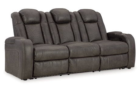 Fyne-Dyme Shadow Power Reclining Sofa, Loveseat and Recliner from Ashley - Luna Furniture