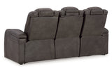 Fyne-Dyme Shadow Power Reclining Sofa, Loveseat and Recliner from Ashley - Luna Furniture