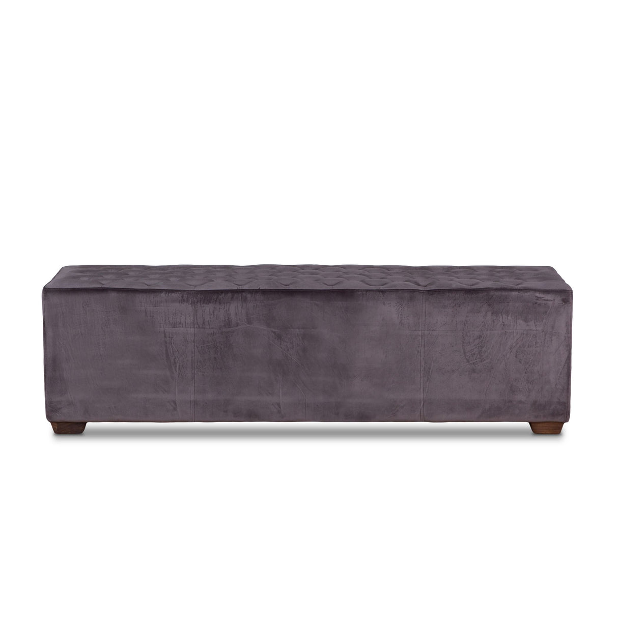 D'Orsay 59" Upholstered Bench in Asphalt Velvet from Home Trends & Design - Luna Furniture