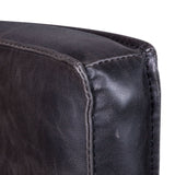 Madison 24" Dining Armchair in Black Eco Leather with Dark Legs from Home Trends & Design - Luna Furniture