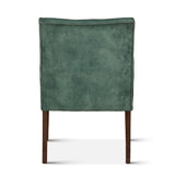 Madison 24" Dining Armchair in Green Velvet with Dark Legs from Home Trends & Design - Luna Furniture