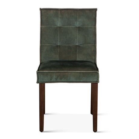 Madison 18" Dining Chair in Green Velvet with Dark Legs, Set of 2 from Home Trends & Design - Luna Furniture