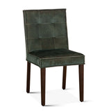 Madison 18" Dining Chair in Green Velvet with Dark Legs, Set of 2 from Home Trends & Design - Luna Furniture