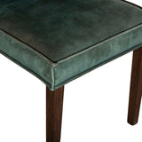 Madison 18" Dining Chair in Green Velvet with Dark Legs, Set of 2 from Home Trends & Design - Luna Furniture