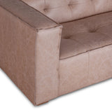 Milano 106" Sofa in Vintage Cream Top Grain Leather from Home Trends & Design - Luna Furniture