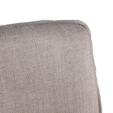 Buddy 20" Counter Chair in Beige Linen with Dark Legs from Home Trends & Design - Luna Furniture
