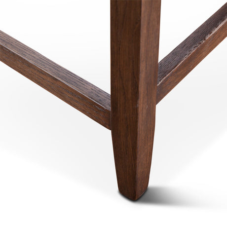 Buddy 20" Counter Chair in Tan Leather with Matte Brown Legs from Home Trends & Design - Luna Furniture