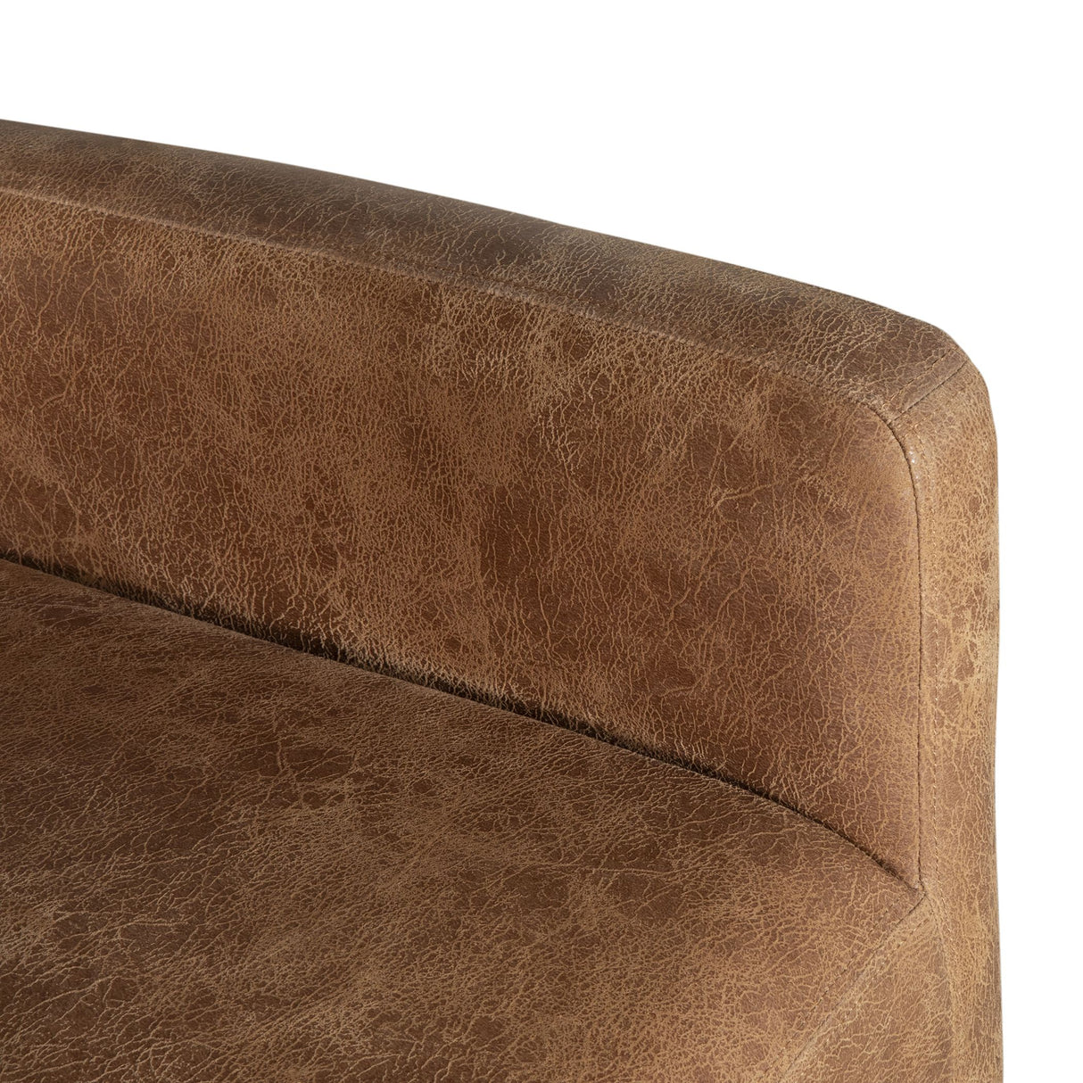 Peabody 25" Wheeled Armchair in Tan Leather from Home Trends & Design - Luna Furniture