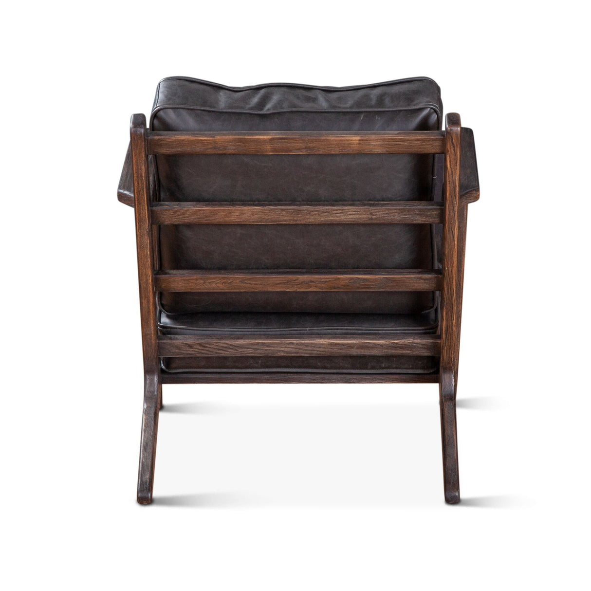 Bobby Accent Chair in Black Leather from Home Trends & Design - Luna Furniture