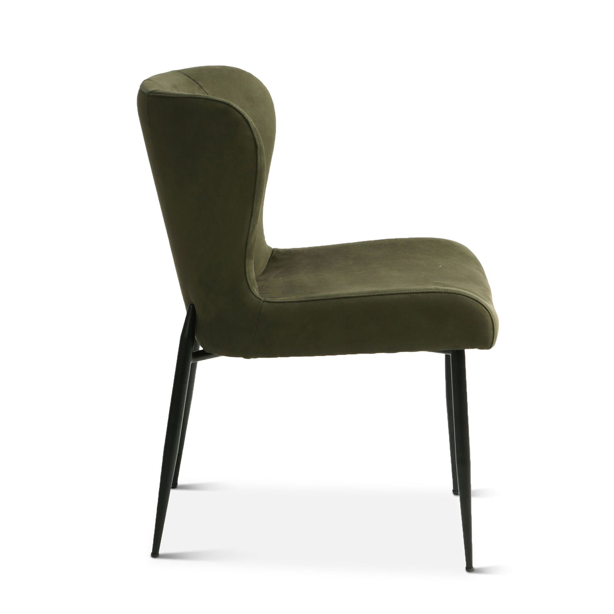 Jennifer 20" Dining Chair in Green Eco Suede from Home Trends & Design - Luna Furniture