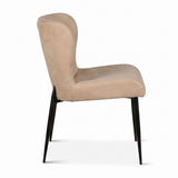 Jennifer 20" Dining Chair in Beige Eco Suede from Home Trends & Design - Luna Furniture