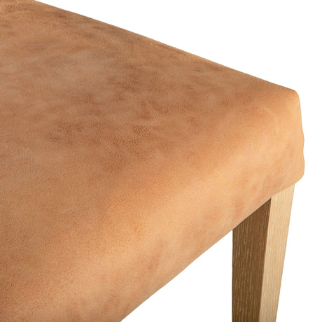 Maya 21" Dining Chair in Antique Leather with Napoleon Legs from Home Trends & Design - Luna Furniture