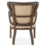 Elizabeth 25" Accent Armchair in Gray Velvet with Exposed Frame from Home Trends & Design - Luna Furniture