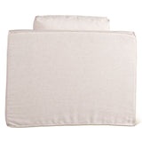Gatsby Palladium Swivel Accent Chair in White Linen Slipcover from Home Trends & Design - Luna Furniture