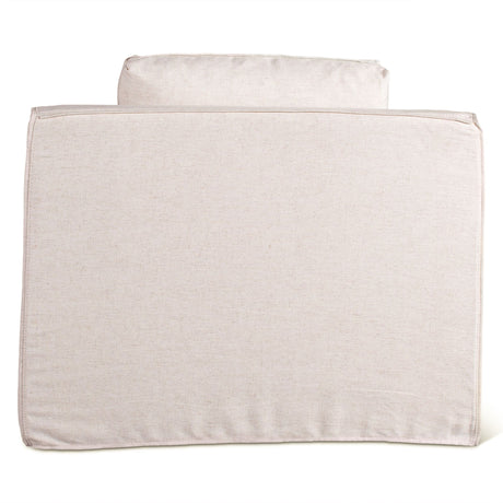 Gatsby Palladium Swivel Accent Chair in White Linen Slipcover from Home Trends & Design - Luna Furniture