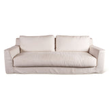 Gatsby Palladium Sofa in White Linen Slipcover from Home Trends & Design - Luna Furniture