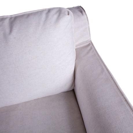 Gatsby Palladium Sofa in White Linen Slipcover from Home Trends & Design - Luna Furniture