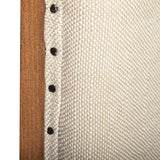 Stella 21" Camelback Dining Chair in Natural Linen with Earth Legs, Set of 2 from Home Trends & Design - Luna Furniture
