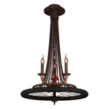 Vintage Bicycle Wheel Pendant With 3 Lights from Home Trends & Design - Luna Furniture