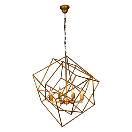Vintage Light Geometric Pendant with Eight Lights from Home Trends & Design - Luna Furniture