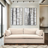 Palette Nature Canvas Hand Painted Framed Diptych from Home Trends & Design - Luna Furniture