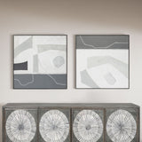 Palette Modern Slate Hand Painted Framed Diptych from Home Trends & Design - Luna Furniture