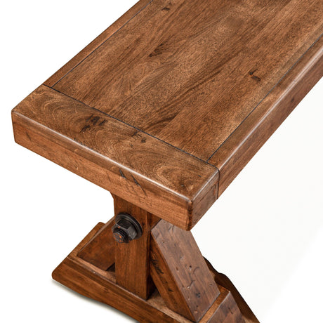 Grassroots Aspen 82" Bench in Earth from Home Trends & Design - Luna Furniture