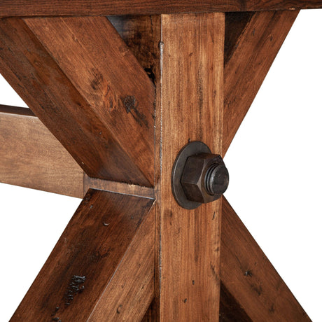 Grassroots Aspen 100-144" Extension Table in Earth from Home Trends & Design - Luna Furniture