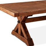 Grassroots Aspen 88-110" Extension Table in Earth from Home Trends & Design - Luna Furniture